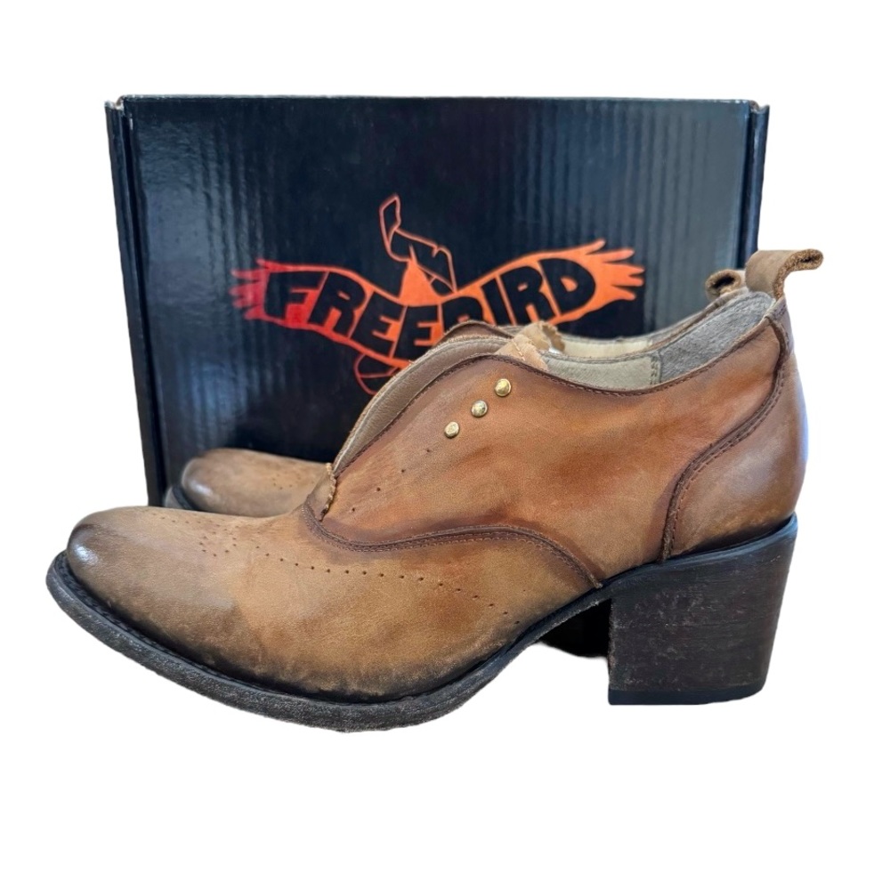 Freebird: SADIE Leather Slip On Boots
